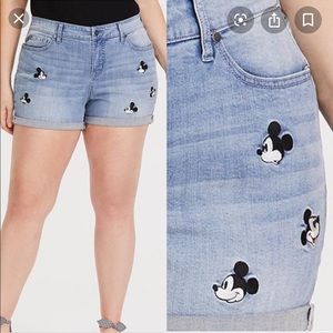 Torrid Disney Mickey Mouse Shorts